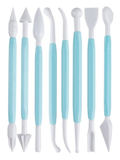 [PY002] Surtido Espátulas Pastas Modelables (8 pzs.) Artix