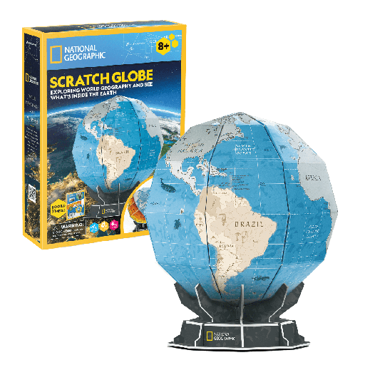 [NG803402] Set Puzzle 3D -Globo Terráqueo- National Geographic