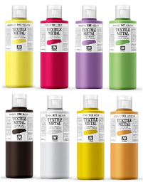 Pintura Textile Color Metalizada 200 ml. Acrylicos Vallejo