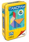 [124] Juego Tangram Madera Estuche Metal Cayro