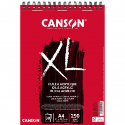 [400110401] Bloc -XL Acrílico / Oleo- 30 Hojas A4 21 x 29,7 cm. 290 gr. Canson