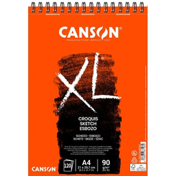 [20000525000] Bloc -Croquis XL- 120 Hojas A4 21 x 29,7 cm. Espiral 90 gr. Canson
