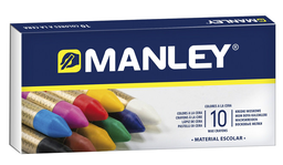 [MNC00033] Estuche Ceras 10 Colores Manley