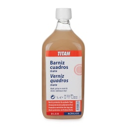 [091001401] Barniz Cuadros Mate Opal  (1000 ml.) Titán