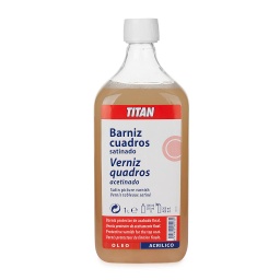 [091002001] Barniz Cuadros Satinado (1000 ml.) Titán