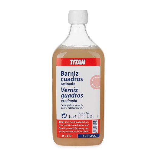 [091002001] Barniz Cuadros Satinado (1000 ml.) Titán