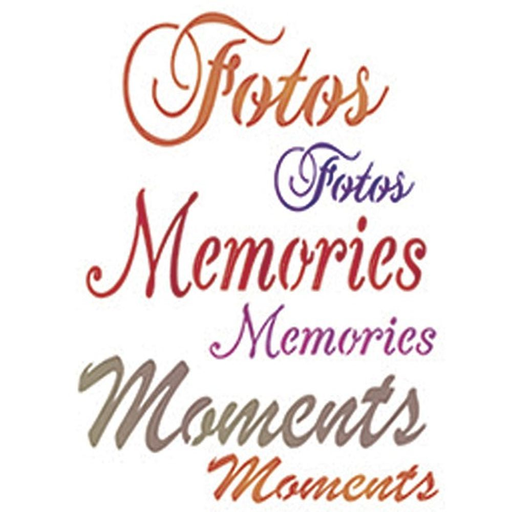 [30002] Plantilla Stencil 15 x 21 cm. -Momentos- Acrilex