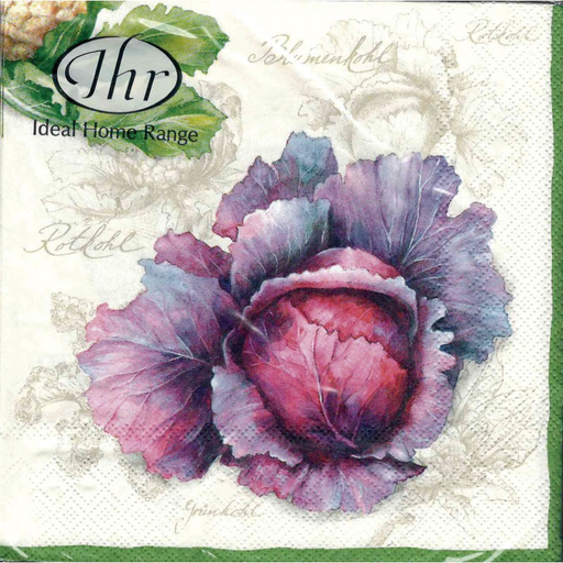 Servilleta 33 x 33 cm. -Cabbage-