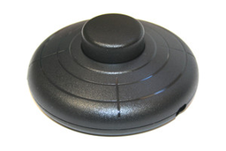 [11.645.P/N] Interruptor Pulsador de Pié Negro 7 x 28 mm. Electro Dh