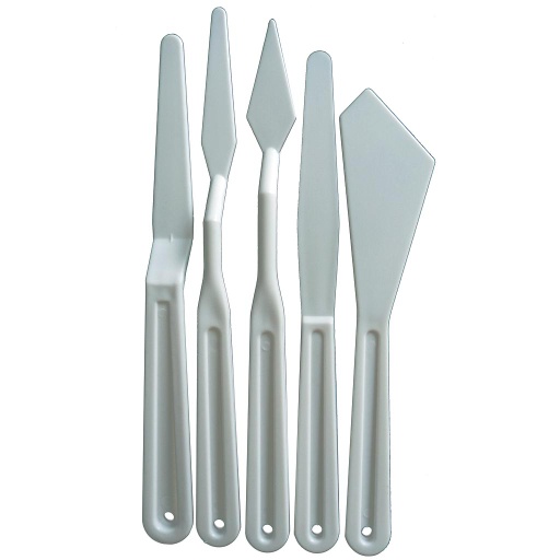 [91463034] Set 5 Espátulas Plástico 18cm. Talens