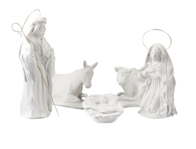 [ALA 0701] Figuras Nacimiento Hebreo 21 cm. (5 pzs.) Escayola