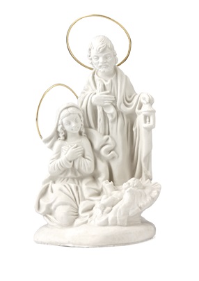 [ALA 0118] Nacimiento Compacto Infantil 13 cm. Escayola
