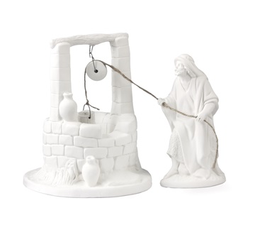 [ALA 0014] Figuras Pocero y Pozo 21 cm. (2 pzs.) Escayola