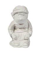 [ALA 0913] Pastor "Cagón" Infantil 9 cm. Escayola