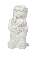 [ALA 0914] Pastor Pesador Infantil 10 cm. Escayola