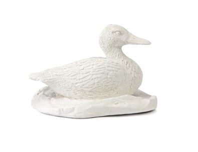 [ALA B-015] Pato Charca 8 cm. Escayola