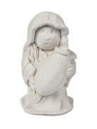[ALA 0915] Pastora Tinaja Infantil 10 cm. Escayola