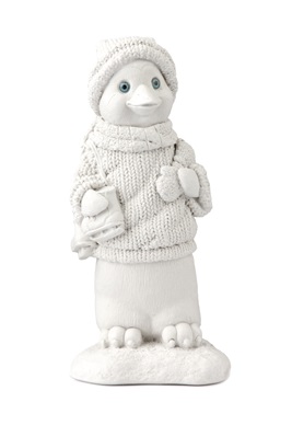 [ALA 0606] Pingüino con Botas 16 cm. Escayola
