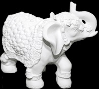 [ALA 9706] Elefante 9 cm. Escayola