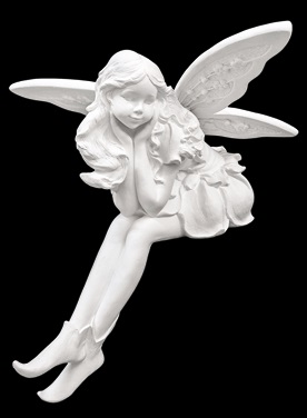 [ALA 9806] Ninfa Piés Colgando 33 cm. Escayola