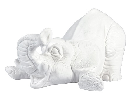 [ALA 4105] Elefante en Pompa 24x13 cm.