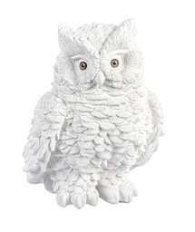 [ALA 9419] Búho con Ojos 20 cm. Escayola