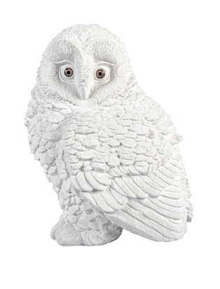 [ALA 9420] Búho con Ojos 22 cm. Escayola