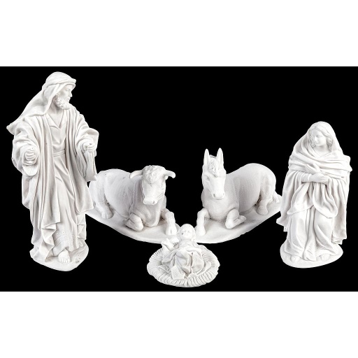 [ALA SM-08] Nacimiento Hebreo 27 cm. (5 pzs.) Marmolina