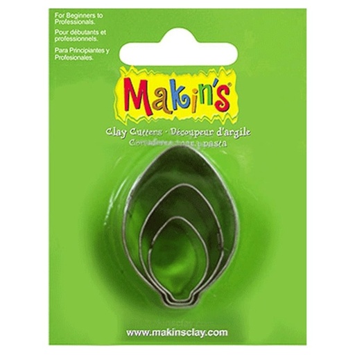 [36016] Cortadores Pastas Modelables -Bulbo- Makin´s (3 pzs.)
