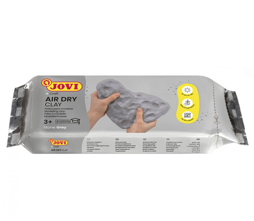 [85G] Pasta de Modelar Gris Air Dry Clay 500 gr. Jovi