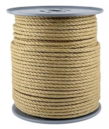 [30064] Maroma Cáñamo 4 Cordones 14 mm. (1 Mt.)