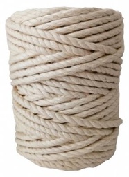 [30073] Algodón 8 mm. Macramé Crudo (Bobina 1 kg.)