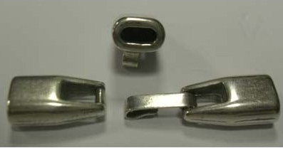 [4714] Cierre Zamak Pulsera Ovalado Pase 6 mm.