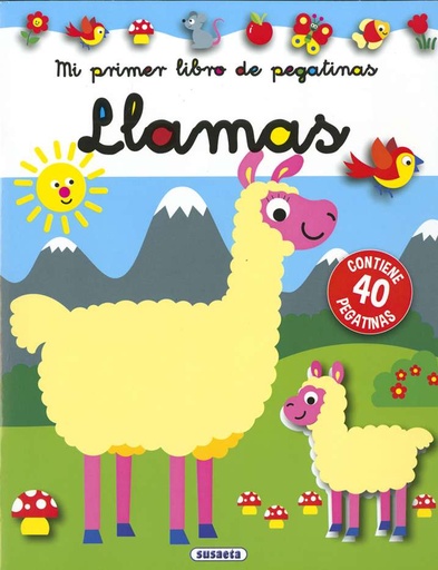 [S3456004] Mi Primer Libro de Pegatinas: llamas - Susaeta
