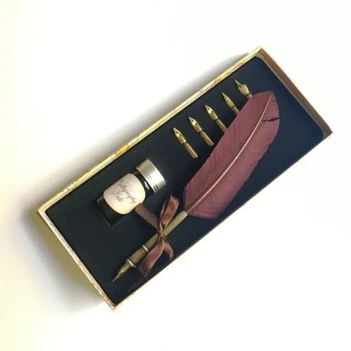 [6402055] Set Caligrafía Pluma Clásica -7 piezas-