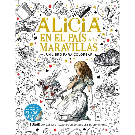 [011.97885663] Libro Colorear "Alicia en el País Maravillas" Edit. Blume