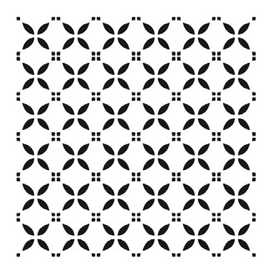 [HDM-150] Plantilla Stencil 25 x 25 Home Decor -Fondo Círculos- Cadence