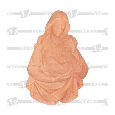 [931] Aplique Poliuretano -Virgen con Niño- 32 x 21cm