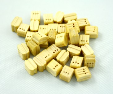 [408907] Motones / Cuadernales Boje 7 mm. 3 Agujeros Amati (100 pzs.)