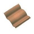 [10601] Teja Flamenca Roja 1:10 30x30x6 mm. Domus Kits (100 pzs.)