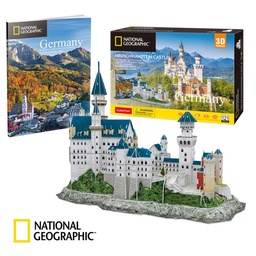 [DS0990H] Set Construcción Castillo Neuschawanstein- National Geographic - Cubic Fun 3D