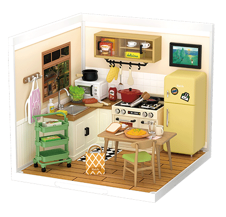 [DW008] Kit -Happy Meals Kitchen- Rolife Robotime