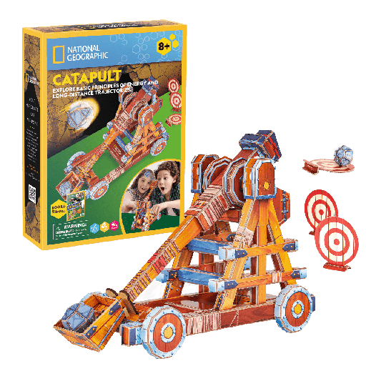 [NG803404] Set Puzzle 3D -Catapulta- National Geographic