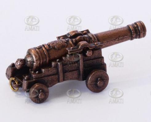 [4161] Cañón 30 mm. Bronce con Cureña Amati