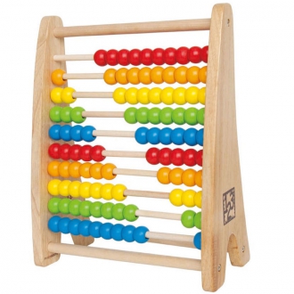 [E0412] Ábaco Madera Bolas Colores Hape