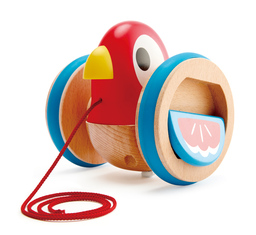 [E0360] Arrastre Infantil Madera -Pajarito- Hape