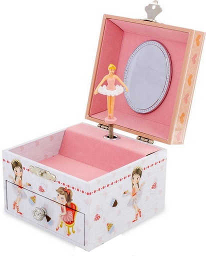[43507] Caja Joyero Musical -Cupcake-