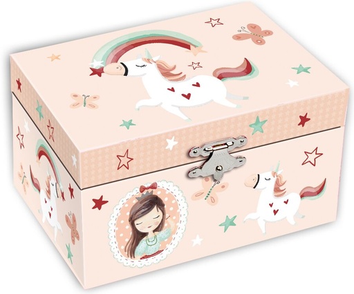 [43520] Caja Joyero Musical -Unicornio-