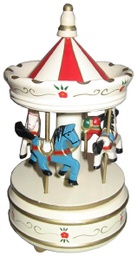 [45538] Tiovivo Carrusel Musical -Caballitos Blancos-