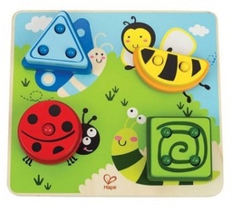 [0425] Juego Encajable Formas y Animales Madera Hape